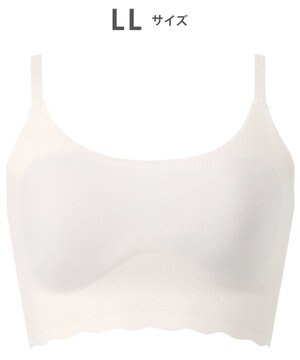  【GOCOCi ゴコチ】 ノンワイヤー ハーフトップ 伸びのよい素材を使用 ムレにくく快適 フラット仕上げ ホックなし ブラトップ レディース CGG220 /ワコール