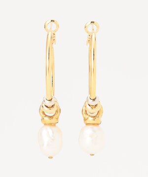  【VELATTI】パールフープピアス