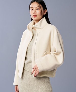 リバー スタンドカラー ブルゾン（uncrave STANDARD）