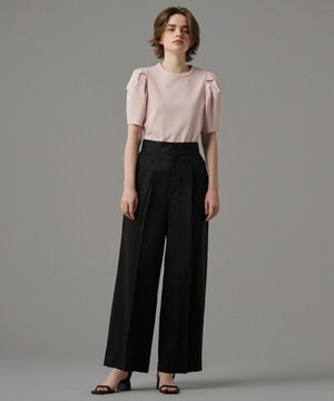  【5周年企画・手洗い可】ライト リネン ワイドパンツ（uncrave STANDARD）