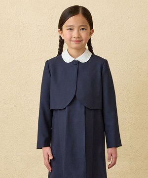  【95-130cm】ウール素材のボレロ