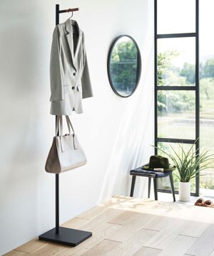  エントランスコートハンガー タワー ブラック