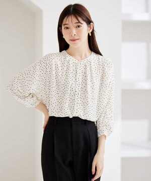  【洗える】ドルマンスリーブ ブラウス