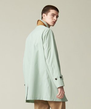  【ビジネス対応可】【撥水加工 / ウォッシャブル可】テクニカルライトポプリン ドレスカーコート_24年モデル