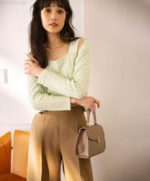  【WEB限定】CHAI  ニットビスチェ