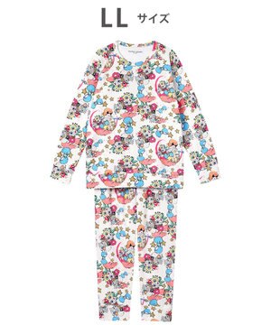  ツモリチサト パジャマ 綿100%(本体) あったか 長袖 長ズボン レディース UDW406 /ワコール
