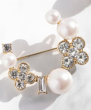  WITH FLORA 2WAY BROOCH NECKLACE ブローチネックレス