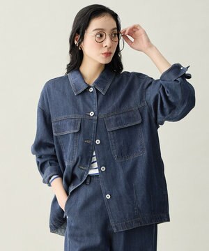  ミディデニムジャケット