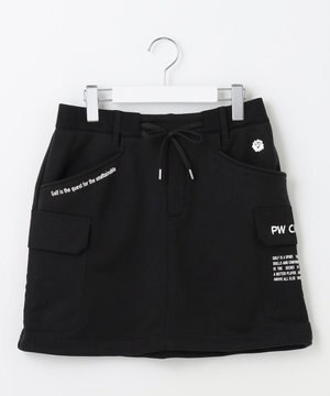  【WOMEN】裏毛カーゴスカート