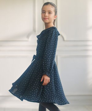  【150-160cm】キャサリンドット ワンピース