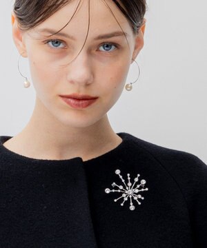  【APPLAUDIR】クリスタルブローチ