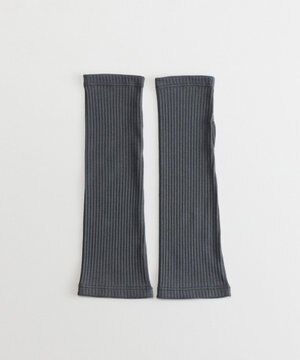  organic cotton rib arm cover 【 UVカット・オーガニックコットン・日本製 】