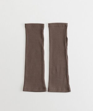  organic cotton rib arm cover 【 UVカット・オーガニックコットン・日本製 】