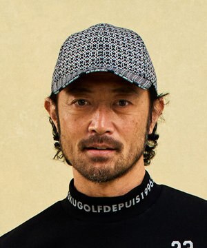  【UNISEX】モノグラムプリントキャップ