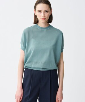  シアー ニットプルオーバー