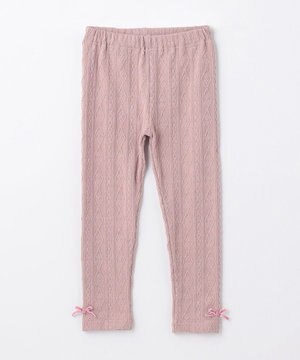  ケーブル ジャガード レギンス