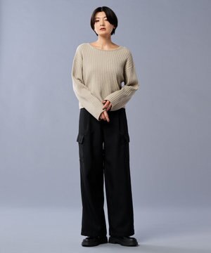 【防シワ・洗濯機洗い可】ドライタッチツイル カーゴ パンツ（uncrave STANDARD）