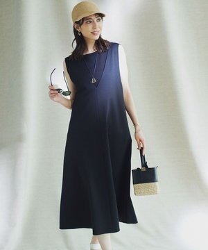  【WEB限定】ロマネポンチジャージー ジャンパースカート