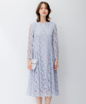 【APPLAUDIR】ラッセルフラワーレース ドレス