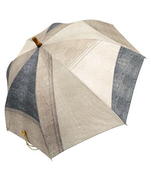  【限定/日本製】UNISEX 長傘60cm BRN denim-like pattern SR345