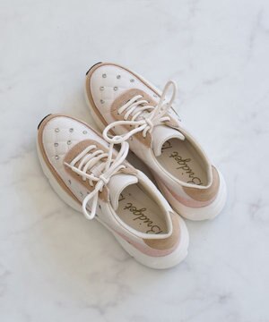  【Bridget Birkin】キルティングストーンスニーカー