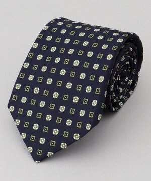  【日本製】ネクタイ_小紋柄