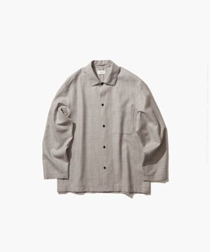  LINEN WOOL TWILL | シャツジャケット - UNISEX