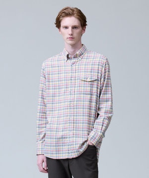 テンセルミックスコットンネルシャツ / B.D.