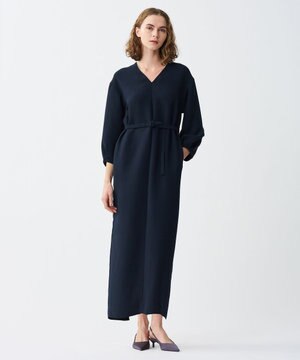  ウォッシャブル ダブルクロス ワンピース