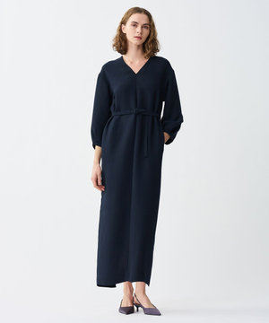 ウォッシャブル ダブルクロス ワンピース