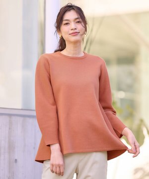  ミラノリブチュニック丈ニット