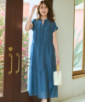  【先行予約/WEB&一部店舗限定】シアーワッシャー レース ワンピース