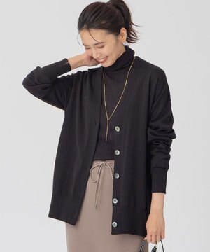  シルクコットン ベーシック カーディガン