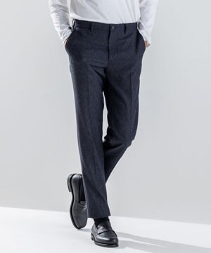  新素材【セットアップ対応】カラーネップストレッチ　 テーパードパンツ / CITY