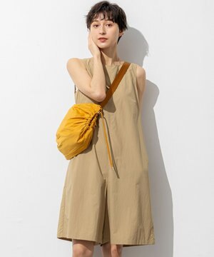  【SLOW/一部店舗限定】UVカット/撥水/接触冷感 ナイロンタスランタフタ オールインワン