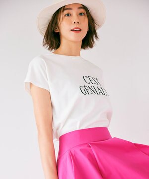  【UVケア/接触冷感】汗ジミ防止 撥水ロゴT