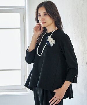  【ストレッチ/セットアップ可】イージィケアストレッチブラウス