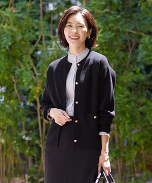  【洗える】VIS/PE ROME ニット カーディガン