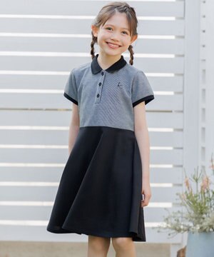   【110-140㎝】 COOLMAXカノコワンピース