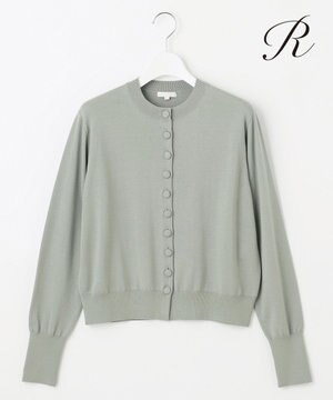 【R(アール)】ファインウール ニットカーディガン