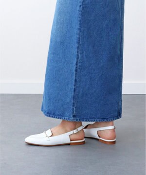  【FABIO RUSCONI】ビットモカバックバンドパンプス