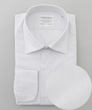  【形態安定】PREMIUMPLEATS_セミワイドカラー _通年ドレスシャツ(25年秋冬限定色)