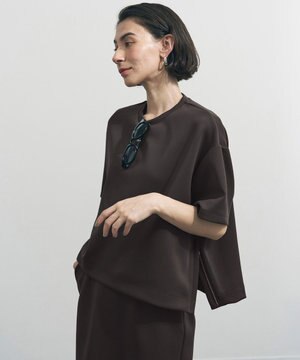 【VERY掲載】BEAUTY FORM JERSEY light サイドZIP プルオーバー
