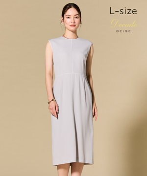  【L-size・セットアップ対応】CINDY / クルーネックドレス