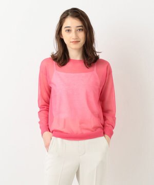 【新色登場！】洗える / シアーニットプルオーバー