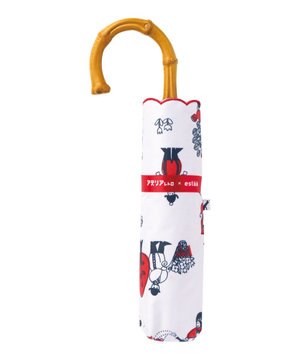  アデリアレトロ×estaa 晴雨兼用日傘 折りたたみ傘 おとぎ話 UV 一級遮光