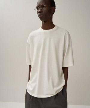  FRESCA KNIT | ハーフスリーブクルーネックセーター - UNISEX