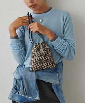  モノグランマ ポーチ JACQUARD/CERVO