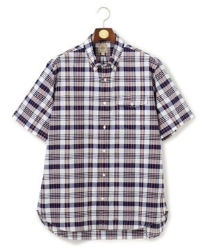  【KING SIZE】インディアンマドラスチェック シャツ / B.D.