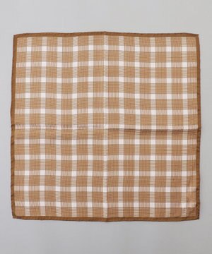  日本製【シルク100％】オリジナル柄チーフ